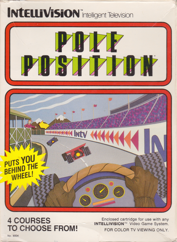 Pole Position box art for Intellivision